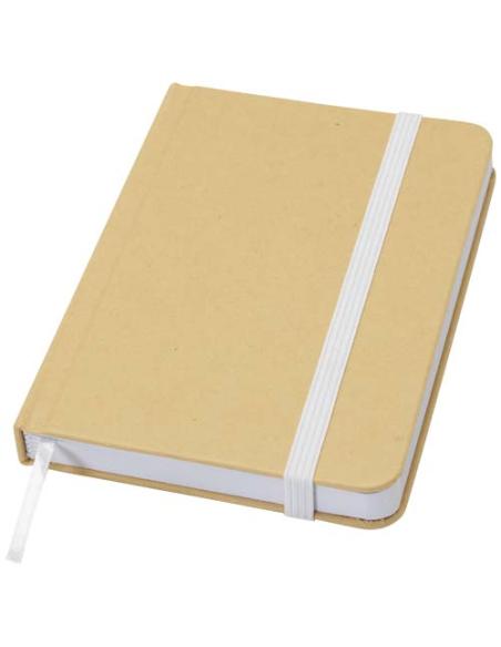 Libreta de tapa dura A6 de material reciclado con páginas lisas N10220601