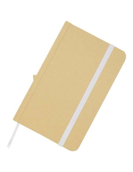 Libreta de tapa dura A6 de material reciclado con páginas lisas N10220601