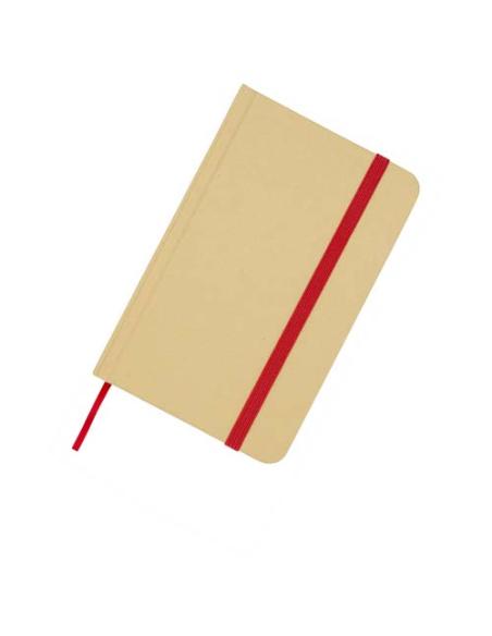 Libreta de tapa dura A6 de material reciclado con páginas lisas N12220601