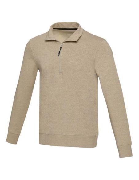 Sudadera unisex de material reciclado con cremallera 1/4 Aware™ N07064573