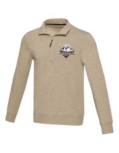 Sudadera unisex de material reciclado con cremallera 1/4 Aware™ N07064573