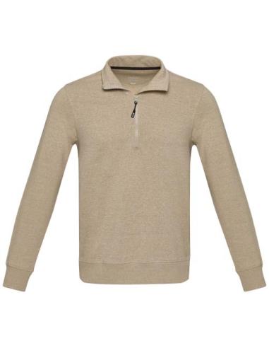 Sudadera unisex de material reciclado con cremallera 1/4 Aware™ N07064573