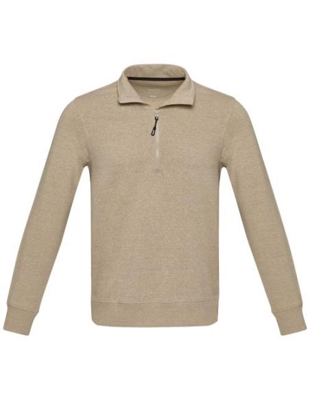 Sudadera unisex de material reciclado con cremallera 1/4 Aware™ N07064573