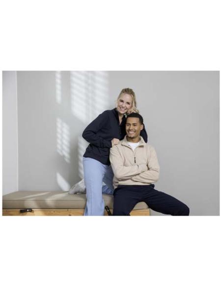 Sudadera unisex de material reciclado con cremallera 1/4 Aware™ N10964573