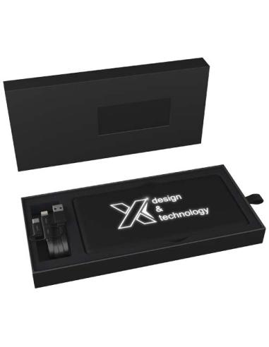 SCX.design P30 8000 mAh bateria solar externa retroiluminada N09120XP2