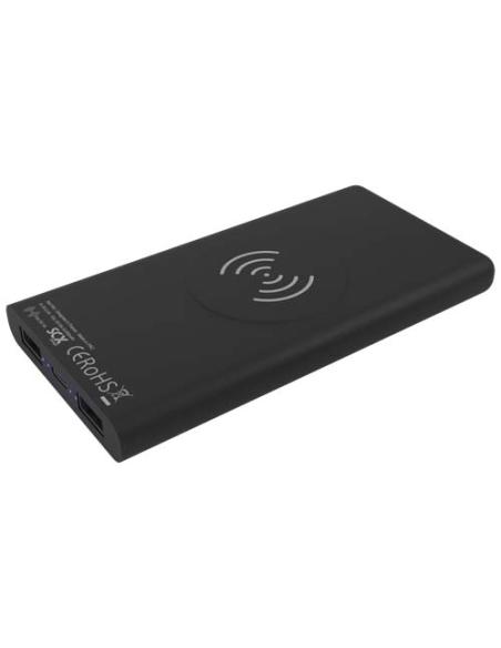 Batería externa inalámbrica de caucho luminosa de 10 000 mAh N09060XP2