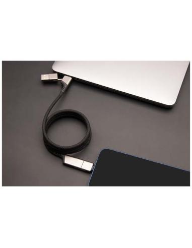 Cable de carga magnética ultrarrápida de 100 W 4 en 1 de rPET N28961XP2