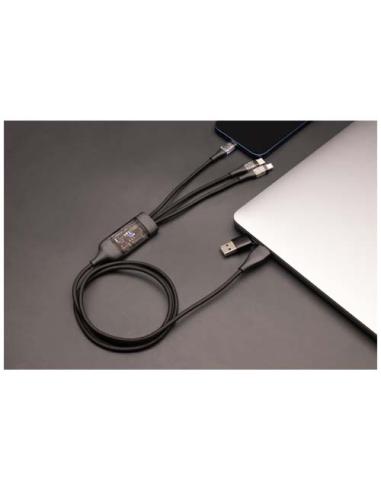 Cable de carga rápida 5 en 1 de 100 W/5 A con pantalla digital N09261XP2
