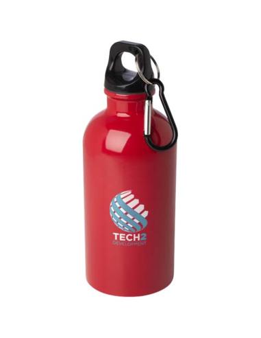 Bidón de 400 ml de acero inoxidable con certificado RCS con mosquetón N12068001