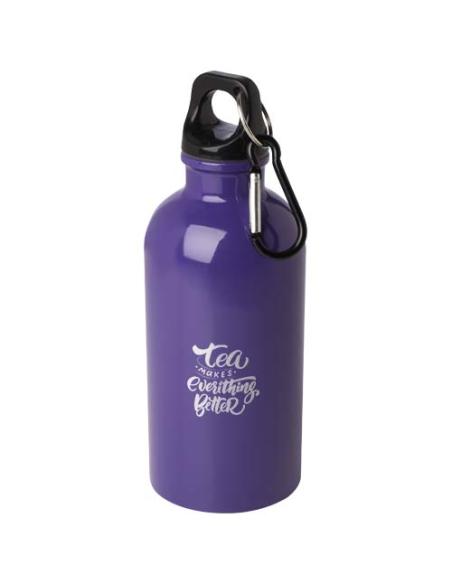 Bidón de 400 ml de acero inoxidable con certificado RCS con mosquetón N73068001