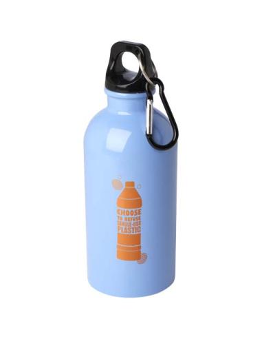 Bidón de 400 ml de acero inoxidable con certificado RCS con mosquetón N25068001