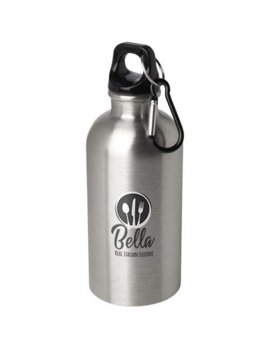 Bidón de 400 ml de acero inoxidable con certificado RCS con mosquetón N18068001