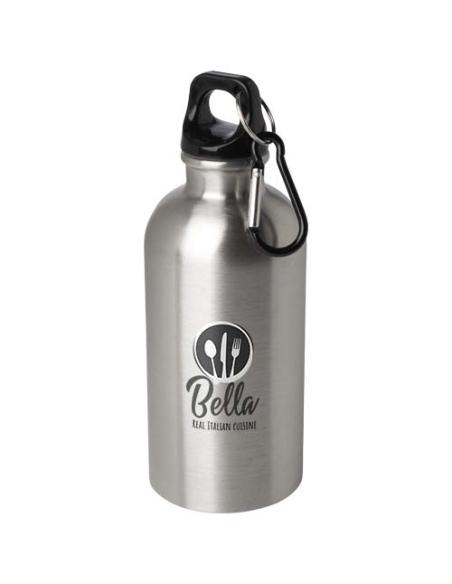 Bidón de 400 ml de acero inoxidable con certificado RCS con mosquetón N18068001