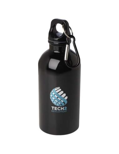 Bidón de 400 ml de acero inoxidable con certificado RCS con mosquetón N09068001