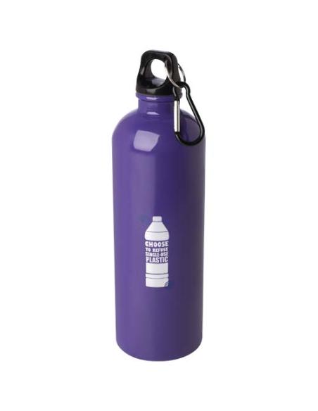 Bidón de 750 ml de acero inoxidable con certificado RCS con mosquetón N73168001