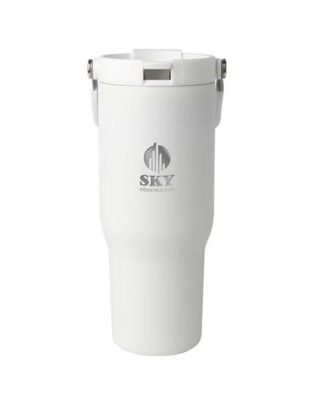 Vaso con aislamiento al vacío de cobre de acero inoxidable reciclado certificado RCS de 900 ml y con tapa de doble función N1046