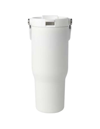 Vaso con aislamiento al vacío de cobre de acero inoxidable reciclado certificado RCS de 900 ml y con tapa de doble función N1046
