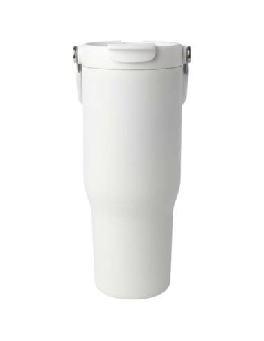 Vaso con aislamiento al vacío de cobre de acero inoxidable reciclado certificado RCS de 900 ml y con tapa de doble función N1046