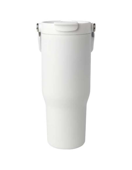 Vaso con aislamiento al vacío de cobre de acero inoxidable reciclado certificado RCS de 900 ml y con tapa de doble función N1046