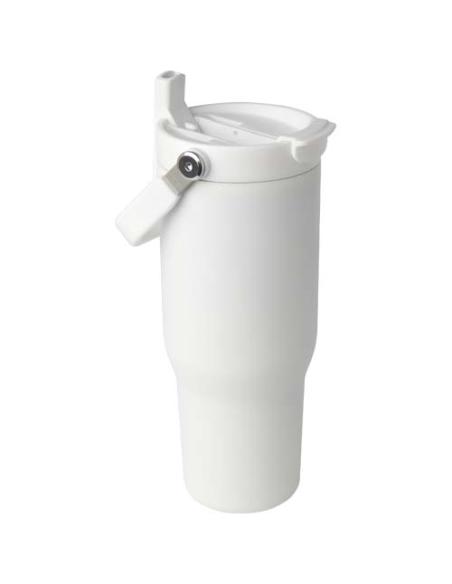 Vaso con aislamiento al vacío de cobre de acero inoxidable reciclado certificado RCS de 900 ml y con tapa de doble función N1046