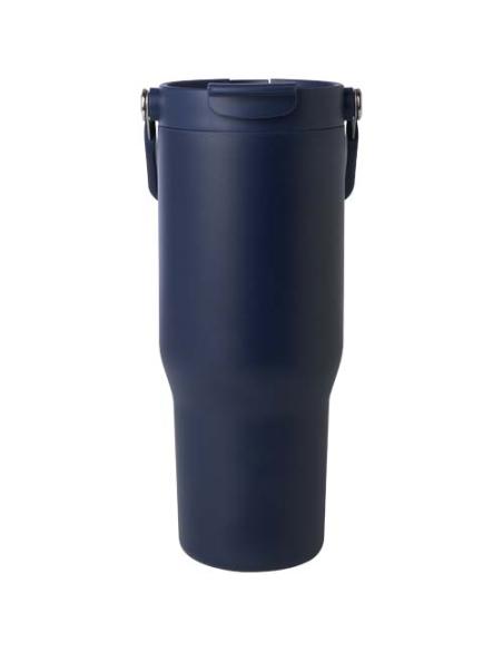 Vaso con aislamiento al vacío de cobre de acero inoxidable reciclado certificado RCS de 900 ml y con tapa de doble función N5546