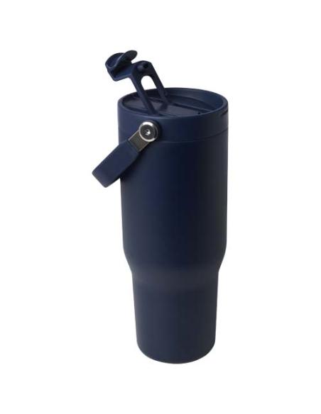 Vaso con aislamiento al vacío de cobre de acero inoxidable reciclado certificado RCS de 900 ml y con tapa de doble función N5546