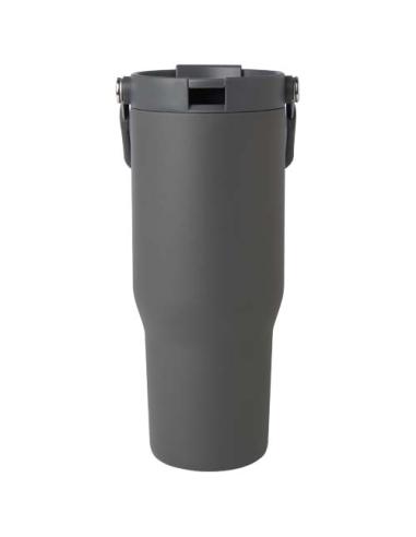Vaso con aislamiento al vacío de cobre de acero inoxidable reciclado certificado RCS de 900 ml y con tapa de doble función N2846