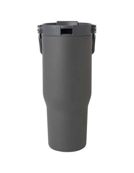 Vaso con aislamiento al vacío de cobre de acero inoxidable reciclado certificado RCS de 900 ml y con tapa de doble función N2846