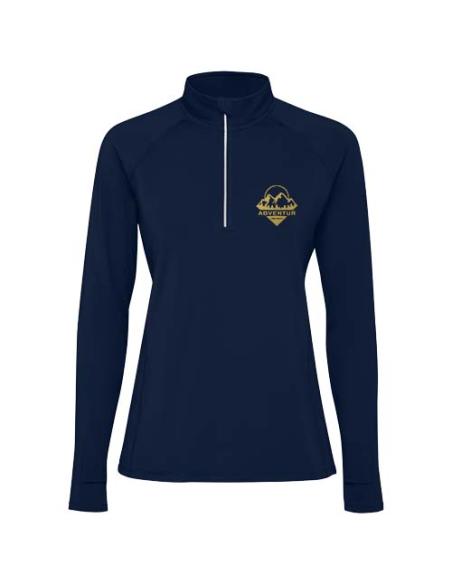 Sudadera de manga larga con media cremallera para mujer N1R13301R