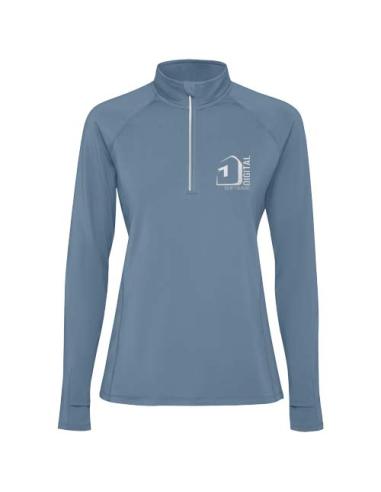 Sudadera de manga larga con media cremallera para mujer N1V83301R