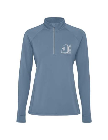 Sudadera de manga larga con media cremallera para mujer N1V83301R