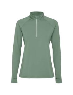 Sudadera de manga larga con media cremallera para mujer N1R13301R