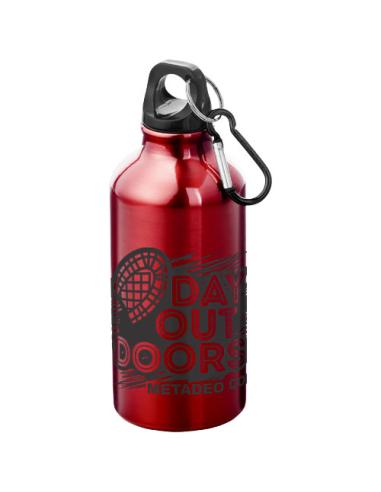 Botella de 400 ml de aluminio con mosquetón N50200001