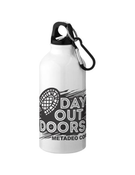 Botella de 400 ml de aluminio con mosquetón N80200001