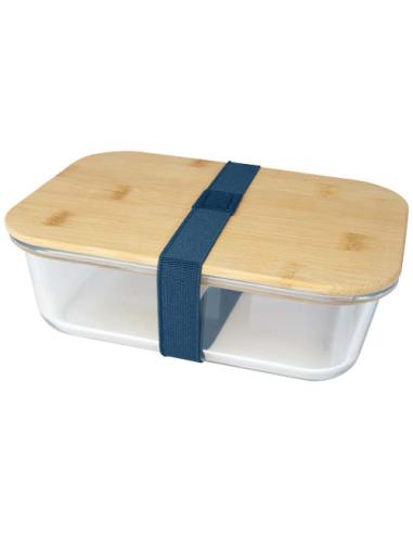 Fiambrera de vidrio con tapa de bambú N55672311