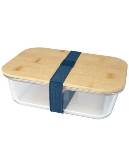 Fiambrera de vidrio con tapa de bambú N55672311