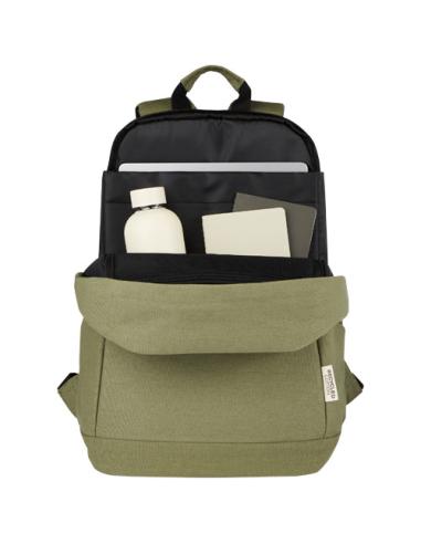 Mochila antirrobo de 18 L para portátil de 15,6" de lona reciclada GRS N06776021