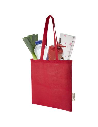 Bolsa Tote de algodón reciclado GRS de 140 g/m2 de 7 L N12596021