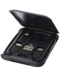 Cable de carga modular de plástico reciclado con soporte para teléfono N10163421