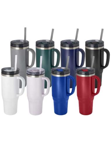 Vaso térmico con pajita de 1200 ml con certificado RCS N35108001