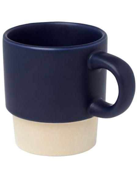 Taza de espresso apilable de 130 ml con fondo de arcilla N55508001