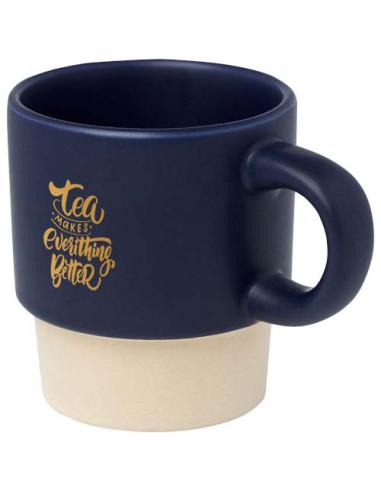 Taza de espresso apilable de 130 ml con fondo de arcilla N55508001