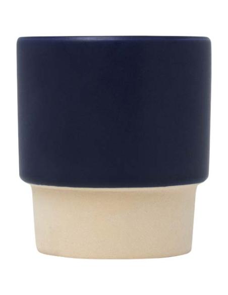 Taza de espresso apilable de 130 ml con fondo de arcilla N55508001