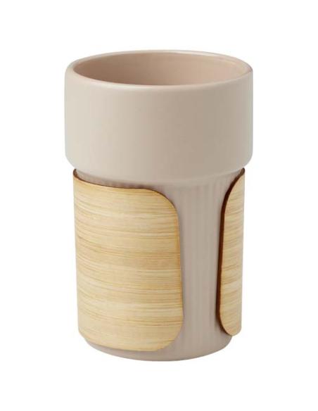 Vaso de 340 ml con funda de bambú N70908001