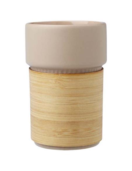 Vaso de 340 ml con funda de bambú N70908001