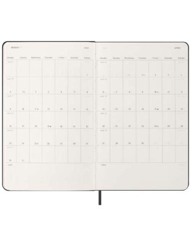 Agenda semanal de 12 meses L horizontal con tapa dura N09149701