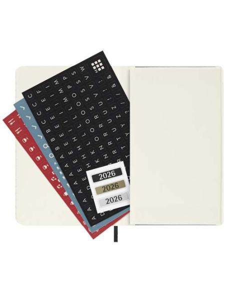 Agenda semanal de bolsillo de 12 meses con tapa blanda N09949701