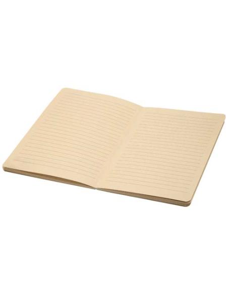 Libreta A5 de tapa blanda de RPET y caña de azúcar N12521601