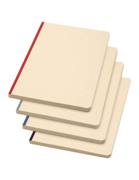 Libreta A5 de tapa blanda de RPET y caña de azúcar N12521601