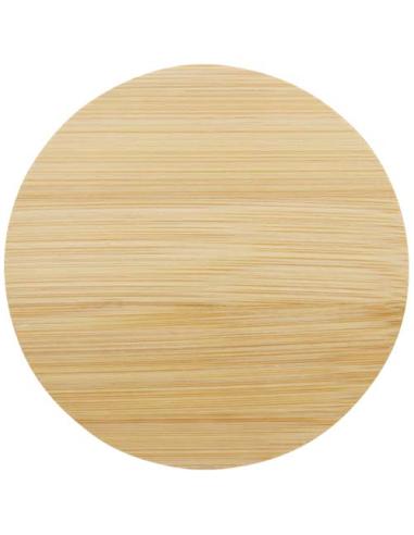 Taza de vidrio de 250 ml con tapa de bambú N10914311